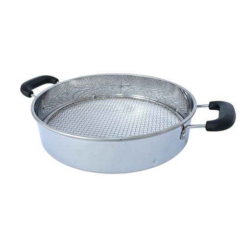 Soil Sifter with Handle – Includes 4 Replaceable Mesh Screens 3mm/6mm/9mm/12mm for Gardening & Compost