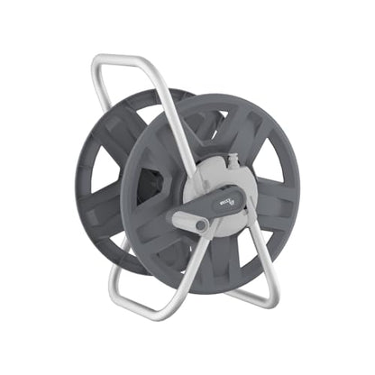 Water Hose Reel,Holds 60-80 Ft of 5/8" Hose - color: Grey