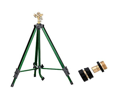 Brass Impact Sprinkler & Orbit Brass Hose Quick Connect Set - style: Brass Impact Sprinkler & Orbit Brass Hose Quick Connect Set