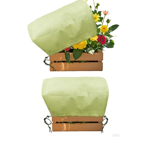 EJW Plant Covers, Freeze Protection for Plants,3 Pack 23.8"*11.8"*11.8" Frost Cloth for Plants，Plant Protectors for Winter，Frost Blankets for Plants， Used for Flower pots, Flower Boxes, Small Plants - size: 3PCS-23.8*11.8*11.8(inch)