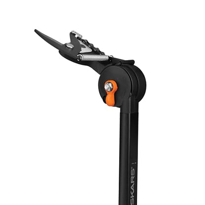 Fiskars 5 Ft Compact Cordless Tree Trimmer, Rotating Pruner Head, Yard Care - style: 5 ft Rope-Free Pruner