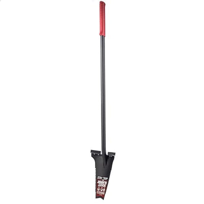 Root Slayer RS241 Long Handle Steel Garden Shovel, Black - color: Black, size: XL