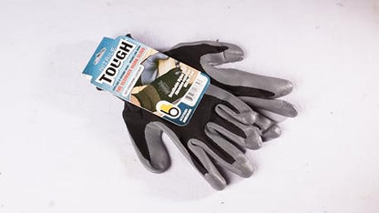 Brussel's Bonsai - Medium Nitrile-Coated Gardening Gloves, Black - size: Medium