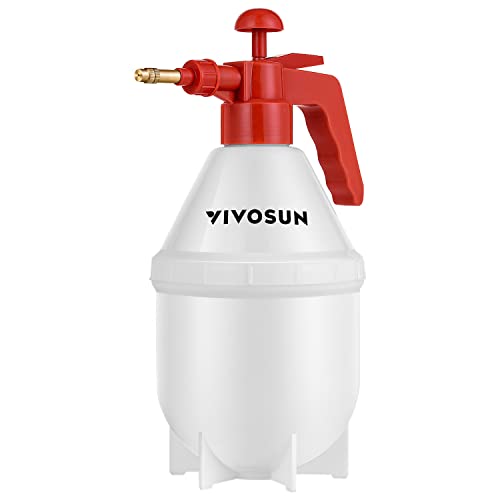 VIVOSUN 27oz Pump Sprayer, Handheld Garden Water Sprayer Bottle - color: Red, size: 27oz