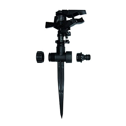 Orbit 58244 Plastic Impact Sprinkler with Spike Base (Pack of 2) - size: 1 Count (Pack of 2)