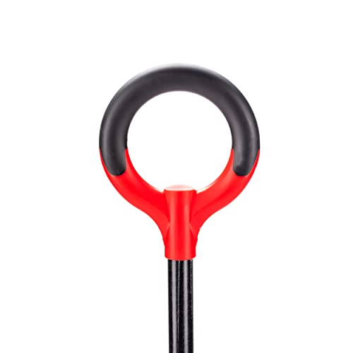 Radius Garden 25111 Pro-Lite Ergonomic Carbon Steel Spade, Red - style: Spade