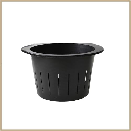 7 Pack Plastic Pink Black Self Watering Pots Wall Hanging Planters for Balcony Living Room Courtyard