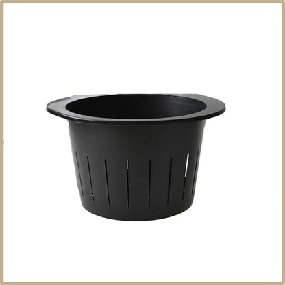 7 Pack Plastic Pink Black Self Watering Pots Wall Hanging Planters for Balcony Living Room Courtyard