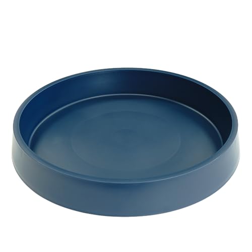 1 Pack Plant Saucer Tray for Ceramic Plastic Pots, 6 inch Plant Saucers for Indoors, Pot Saucers Trays, Flower Planter Water Drip Trays for Pots Base (6", Blue) - color: Dark Blue, size: 6" (1 Pack)