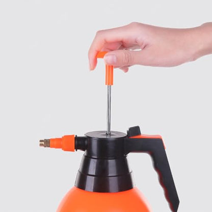 VANZACK 3Pcs 2L Handheld Pressure Sprayer - Portable Garden Pump Sprayer with Adjustable Nozzle for Lawn, Plant Watering, Home Cleaning and Misting