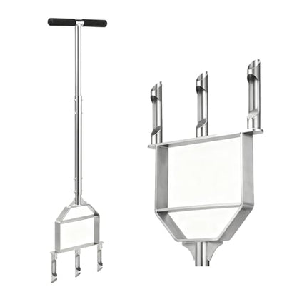 Manual Core Aerator Lawn Tool, Stainless Steel Lawn Aerator Tool
