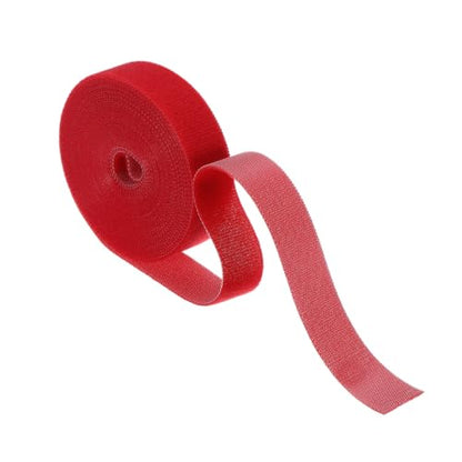 HARFINGTON Garden Plant Tape 16.4ft 25/32" Reusable Ties Strap Red - color: Red, size: 16.4ft x 25/32"