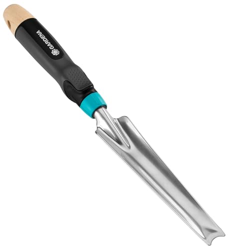 Gardena Ecoline Weeding Trowel: for Easily Removing unwanted Plants Without Chemicals, Ergonomic Handle, Coated Metal, Made from Recycled Materials (17702-20) - style: EcoLine Weeding Trowel