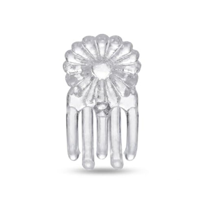 Garden Plant Clips, White Orchid Stem Support Clamps for Vine Training, Flower Stake Holders, 50 Count Pack - color: White