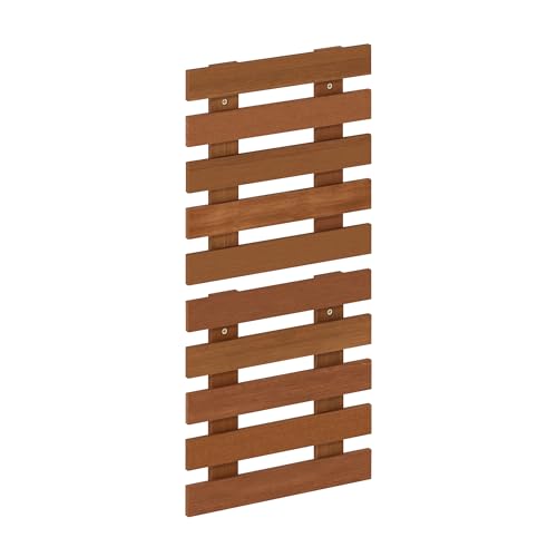 Furinno TIOMAN Outdoor Vertical Wall Planter, Set of 2 Wooden Hanging Planters, for Indoor, Outdoor Plants, Balcony, Patio, Natural - size: Set of 2