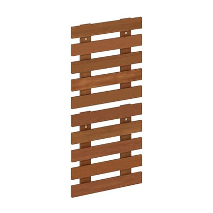 Furinno TIOMAN Outdoor Vertical Wall Planter, Set of 2 Wooden Hanging Planters, for Indoor, Outdoor Plants, Balcony, Patio, Natural - size: Set of 2