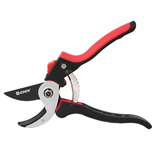 Eden 39000 Heavy Duty Adjustable Anvil Pruning Shears for Gardening, Hand Pruners, Stem Cutter, Branch Trimmer, Garden Clippers - style: Adjustable