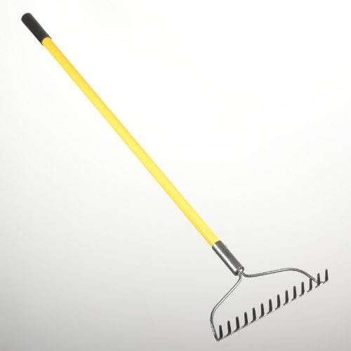 14 Teeth Bow Rake Fiberglass Handle