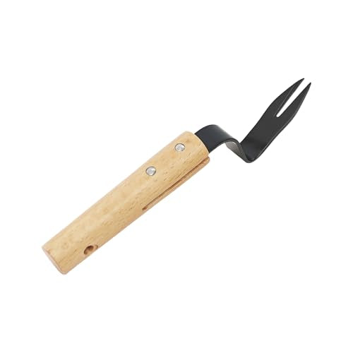 pson Hand Weeder Tool with Wood Handle, Stainless Steel Weed Remover for Lawns, Potted Plants, Cracks, Patios, Outdoor Garden(Style 2) - size: Style 2