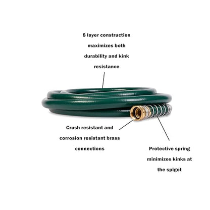 Gilmour 8642511014 Garden 864251-1001 Hose Vinl Alseasn, No Size, Grey - size: No Size