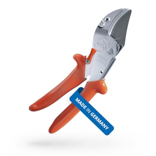 Original LÖWE 10 Professional Anvil Pruning Shears 10.107 with Bypass Geometry - Innovative Sharp Shears with Ergonomic Handles and Non-Stick Steel Blade for Pruning Work in Orcharding