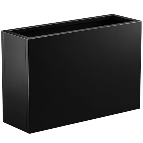 Metal Planter Box 36” x 12” x 24” for Porch, Garden, Patio, Yard - size: 36"L x 12"W x 24"H