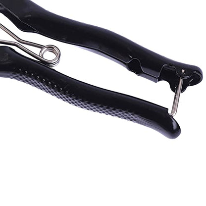 Grass Sheep Shear - Coated Wear-Resistant Handle, Manganese Steel Double-Edged, Strong Spring Suitable For Manual Shearing of Cow, Sheep, and Horse Hair (Black 12.6 inches) - color: Black 12.6 Inches
