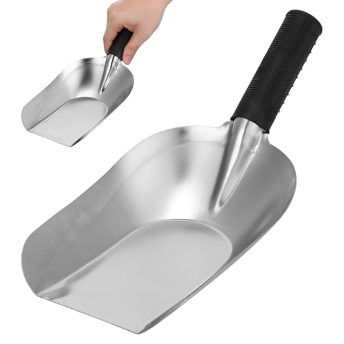 Toddmomy Garden Hand Trowel Stainless Steel Garden Scooper Lightweight Ergonomic Shovel for Digging Transplanting Weeding Planting Indoor Outdoor Container Gardening