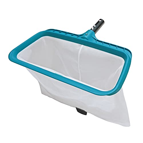 POOLWHALE Pool Skimmer Leaf Rake Net, Fine Mesh Deep Nylon Bag (No Pole) - size: Pool Rake