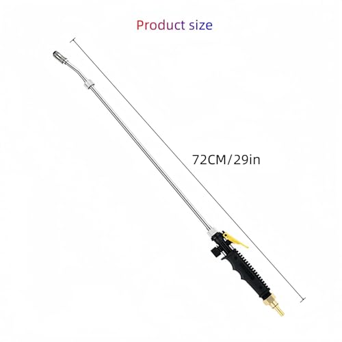 29" Sprayer Wand, Adjustable Stainless Steel Spray Wands for Garden Hose