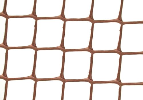 JB Retail Solutions Garden Experts 19mm 0.5 x 6m Plastic Garden Mesh - Brown