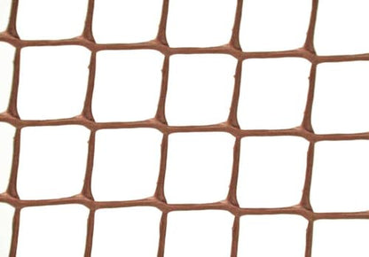 JB Retail Solutions Garden Experts 19mm 0.5 x 6m Plastic Garden Mesh - Brown