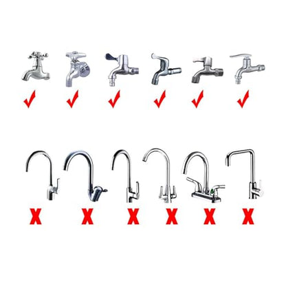 3M/9.84ft Sink Spray Hose, Portable Faucet Sprayer Handheld Faucet Shower - color: White - 3M/9.84ft