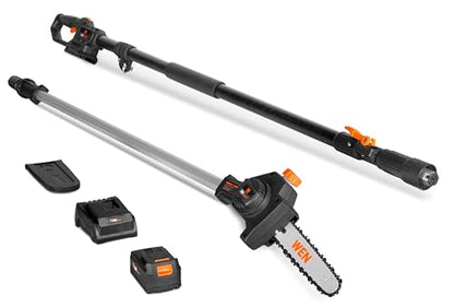 WEN 20V Max Cordless Brushless 8 Inch Pole Saw with 4.0Ah Battery and Charger (20759) - style: 8-Inch Cordless + Battery + Charger