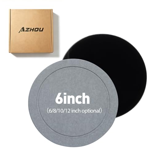 Azhou 2-Pack Absorbent Diatomaceous Earth Plant Saucers with Velvet Bottom - size: 6 INCH
