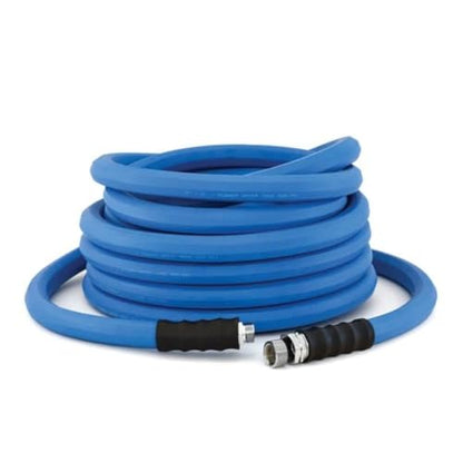AG-Lite AL3425 3/4" x 25' Rubber Garden Hose with Brass Fittings - size: 3/4" x 25'