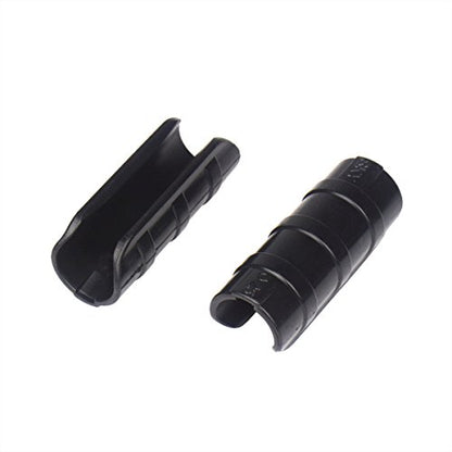 20pcs 32mm Black Rod Clip Plant Greenhouse Hoops Plastic Film Garden Support Frame Grow Row Plant Cover Netting Tunnel Fixed Pipe Clamps