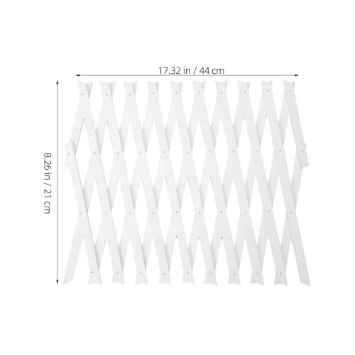 BESPORTBLE Expandable Garden Trellis: Wooden Lattice Fence, Stretchable Wall Panel Lattice Panels Trellis Vertical Rack for Climbing Plants Outdoor