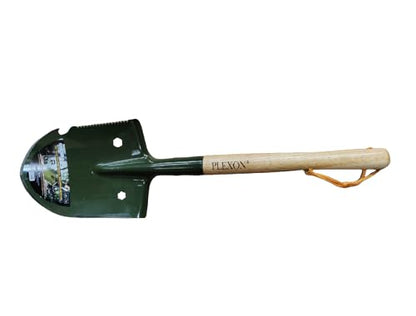 Plexon 25" Multifunctional Camping Shovel with Saw, Bottle Opener, Side Blade & Hexagonal Wrench - style: Multifunctional