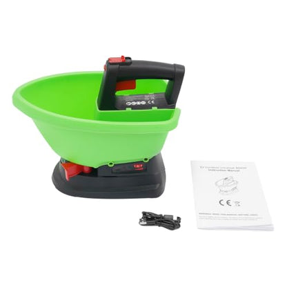 Handheld Electric Spreader, Seed Fertilizer Spreader for Garden Lawn
