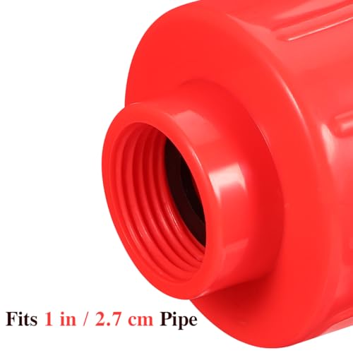 HANABASS 400 Mesh Hose End Sprayer Nozzle (3-Pack), Plastic Water Nozzles for Garden Hose, Soft Shower Head for Watering Delicate Seedlings, Flowers, Vegetables, Potted Plants, Red