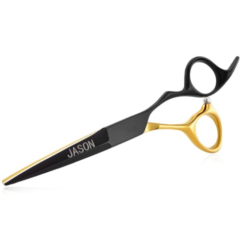 JASON Hair Cutting Scissors Shears - 6" Professional Blending Texturizing - size: 6 inch (Pack of 1)