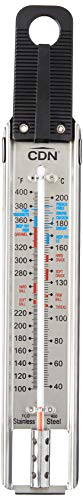 CDN TCG400 - Candy & Deep Fry Ruler Thermometer - style: Ruler Candy & Deep Fry Thermometer