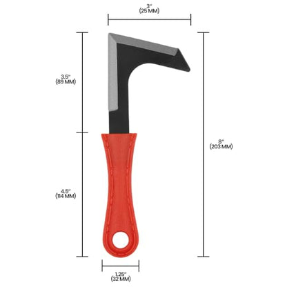 Zenport K111 Crack Weeder, Driveway, Side-Walk Weeding Tool, Orange - 10 Pack - color: Orange