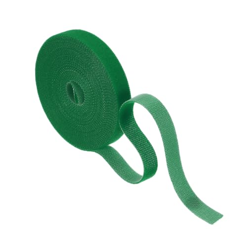 HARFINGTON Garden Plant Tape 16.4ft 1/2" Reusable Ties Strap Emerald Green - color: Emerald Green, size: 16.4ft x 1/2"