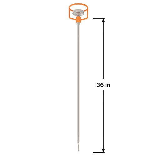 REOTEMP Heavy Duty Compost Thermometer with Probe Guard Bundle - Fahrenheit and Celsius, Made in The USA (36 Inch Stem) - size: 36 Inch Stem