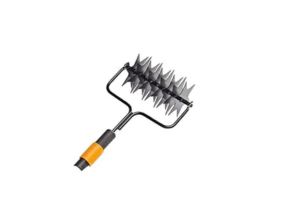 Fiskars Star Tiller, Tool Head, Width: 17 cm, Steel, Black/Orange, QuikFit, 1000689 - style: Spiker
