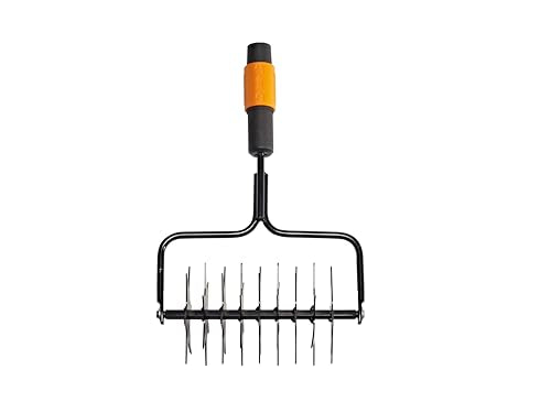 Fiskars Star Tiller, Tool Head, Width: 17 cm, Steel, Black/Orange, QuikFit, 1000689 - style: Spiker