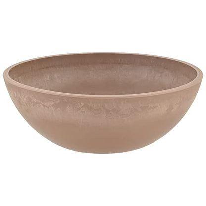 PSW M20TP Garden Bowl, Planter Bowl, Centerpiece-Bowl, Fairy Garden Planter, 8 Inch (Pack of 12) - color: Taupe, size: 8 Inch (Pack of 12)