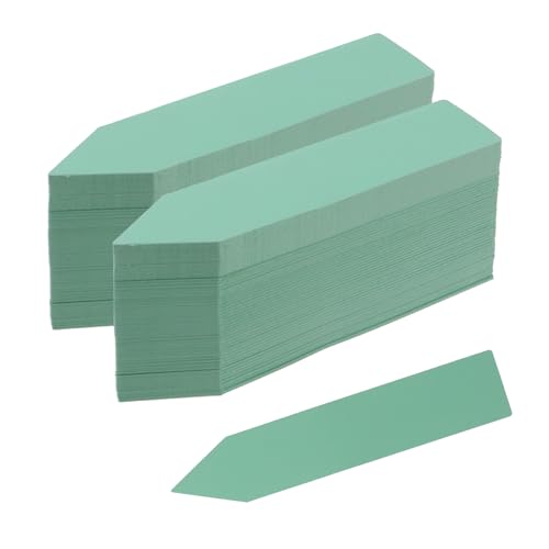 Plant Tags Labels, Reusable & Waterproof, Green, 4 Inch-200 Pcs - color: Green